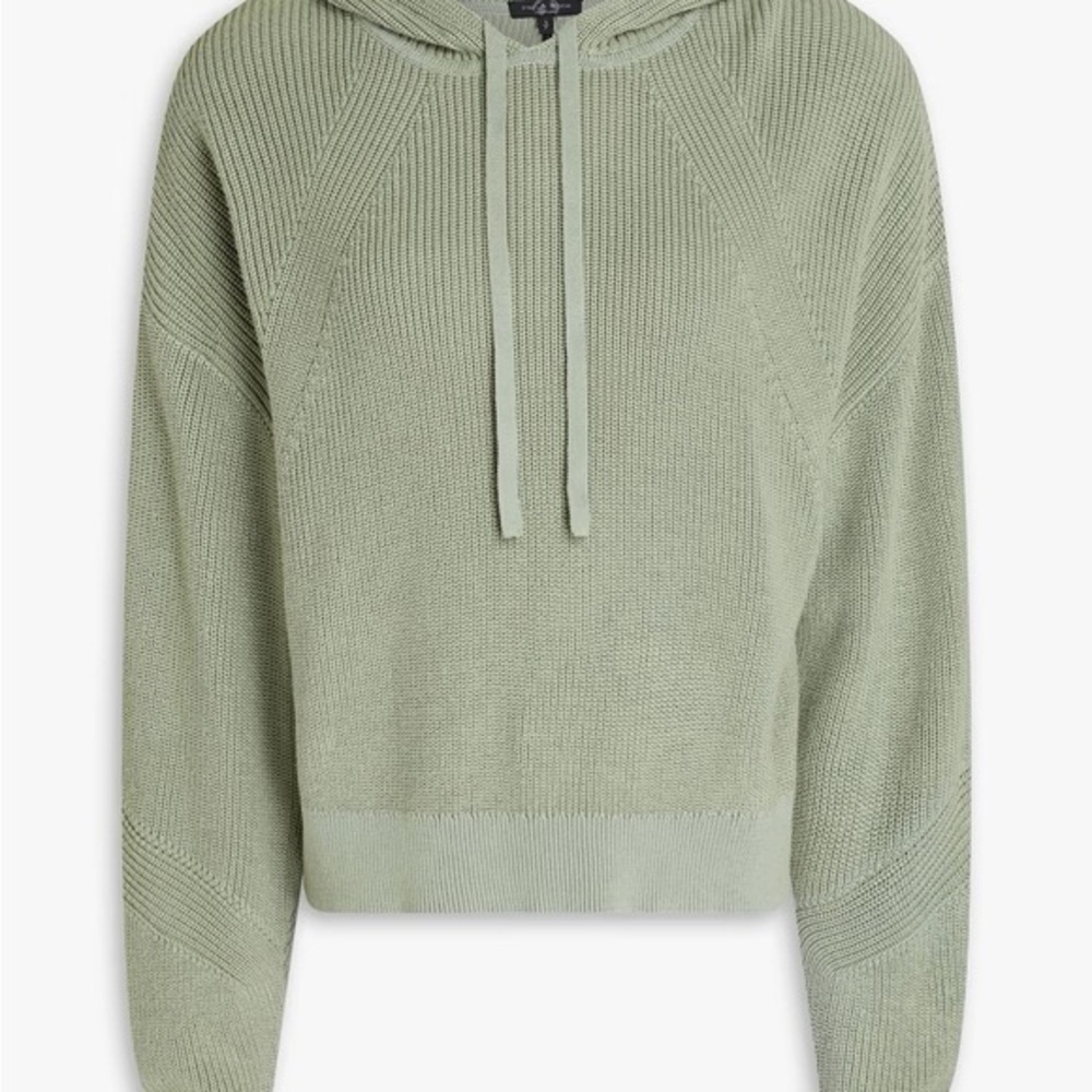 Rag & Bone 100% Cotton ‘Archetype Demi Hoodie’ in “Sage” Green Size XS